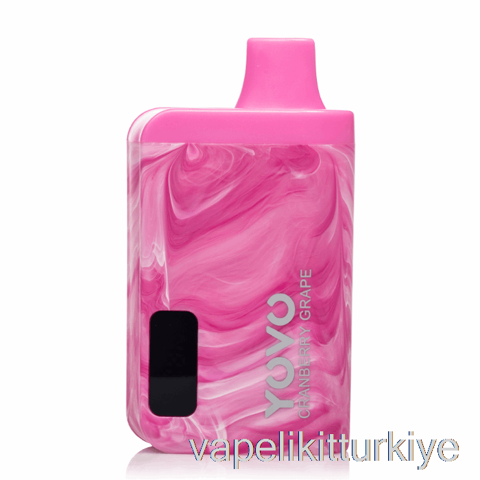 Vape Türkiye Yovo Jb8000 Tek Kullanımlık Kızılcık üzümü